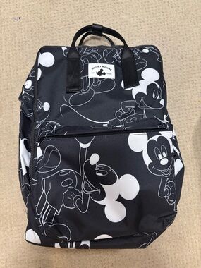 NWOT Disney Black & White Mickey Mouse Sketch Backpack